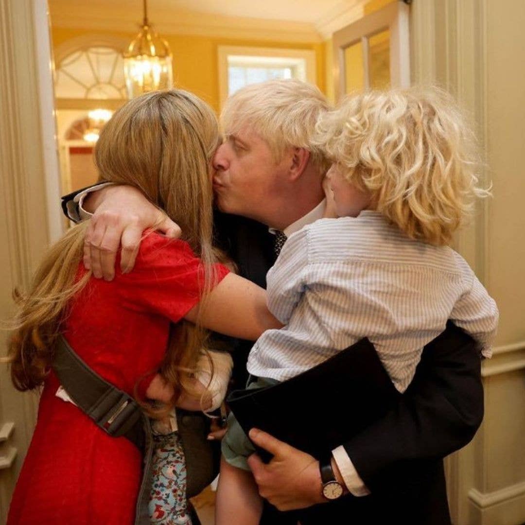 Boris Johnson's blonde-haired son Wilfred is his twin as he marks a special milestone