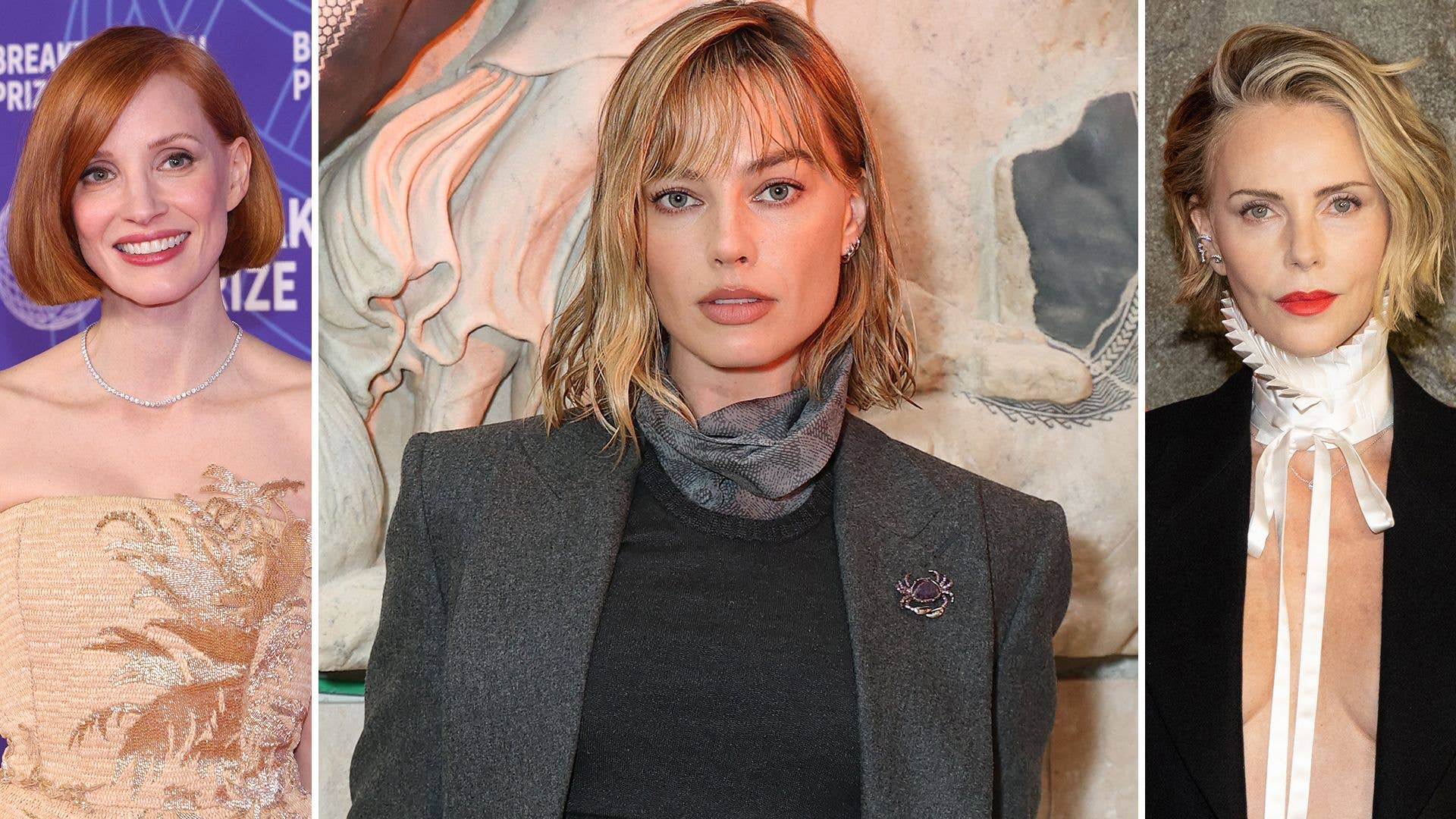 Charlize Theron, Margot Robbie and Jessica Chastain's new haircuts signify an 'act of rebellion' – and we want in