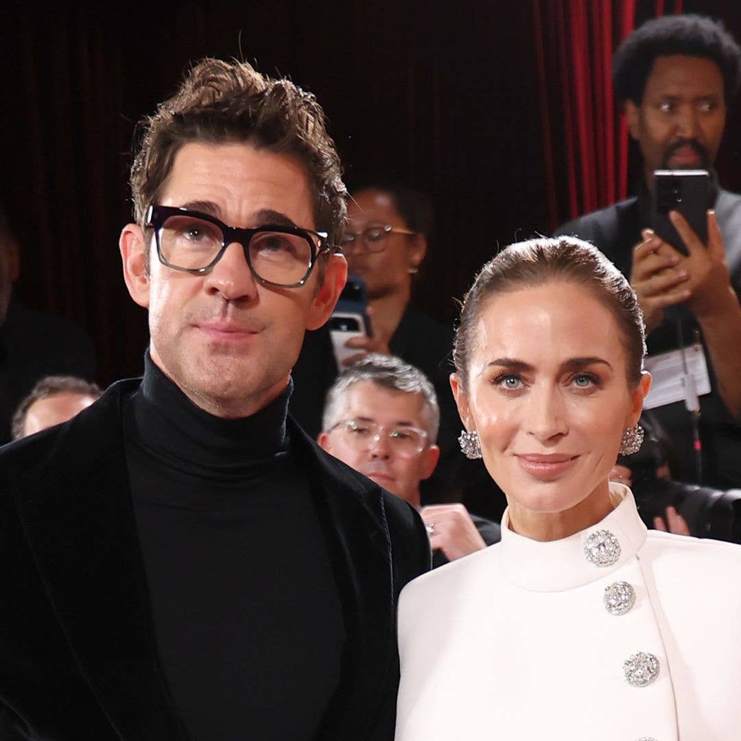 Emily Blunt and John Krasinski's daughters join them for Broadway night out