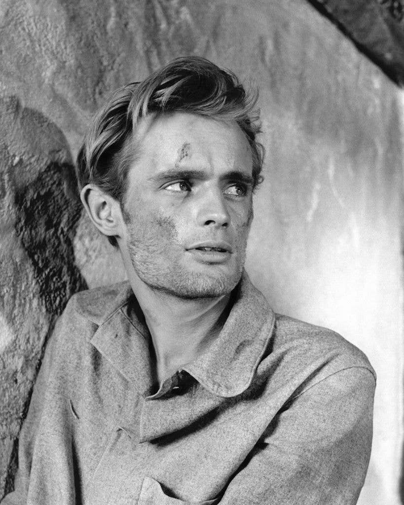 Scottish actor David McCallum as Jim Marston in the film 'Robbery Under Arms'.