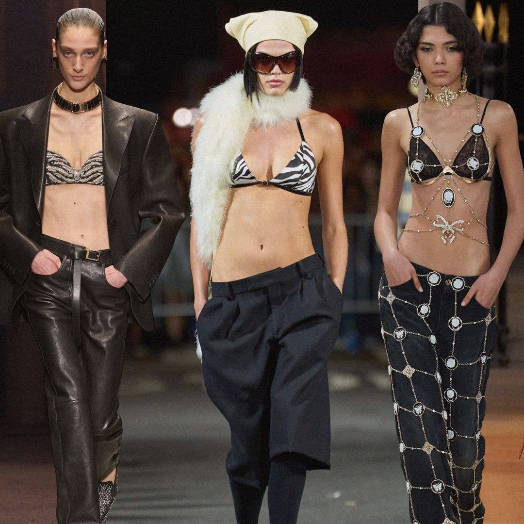 How the bra and low-rise trouser combo became the ultimate celebrity ensemble