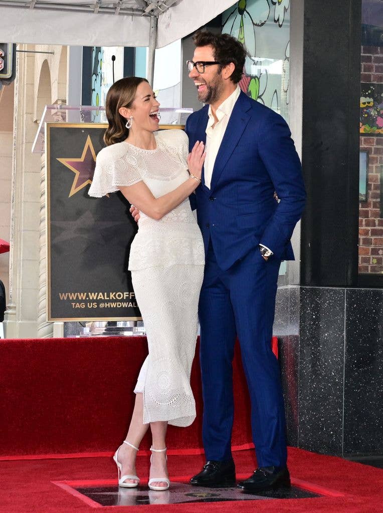 Emily and John couldn't keep their hands off each other!