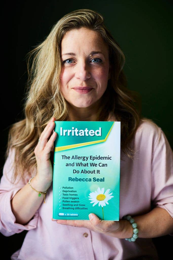 Rebecca Seal with her new book, Irritated