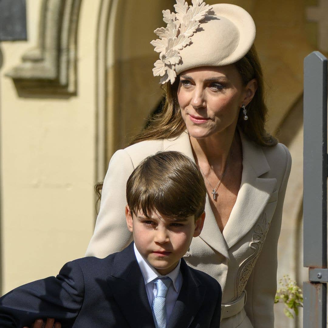Princess Kate's calming gesture towards Prince Louis to encourage his best behaviour
