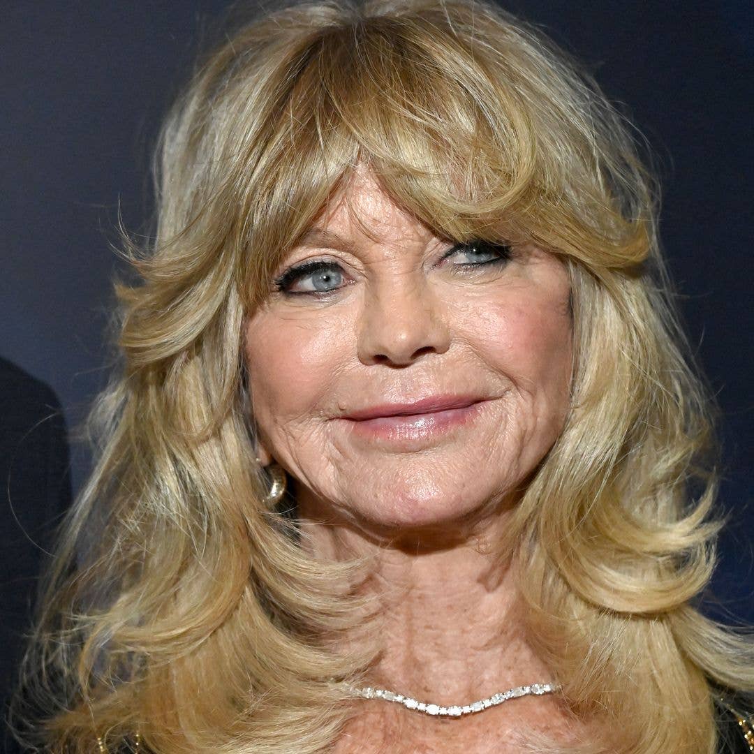 Goldie Hawn stuns in 'naked' dress at 80