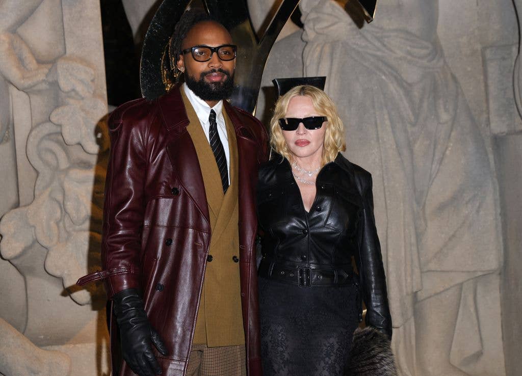 Madonna with her partner Akeem Morris, 29