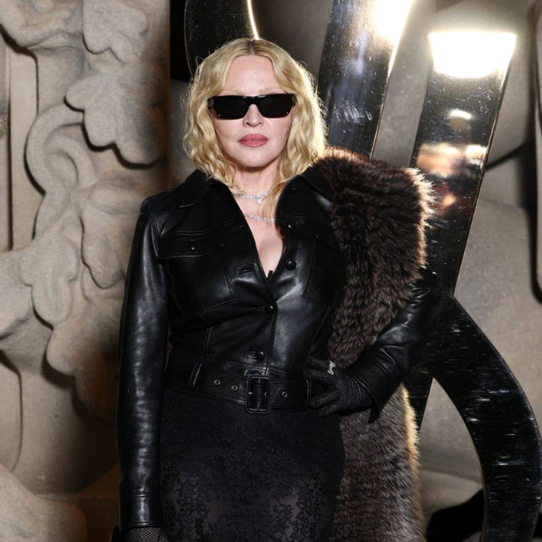 Madonna stuns in waist-cinching corset and lace as she twins with Sabrina Carpenter for Coachella comeback