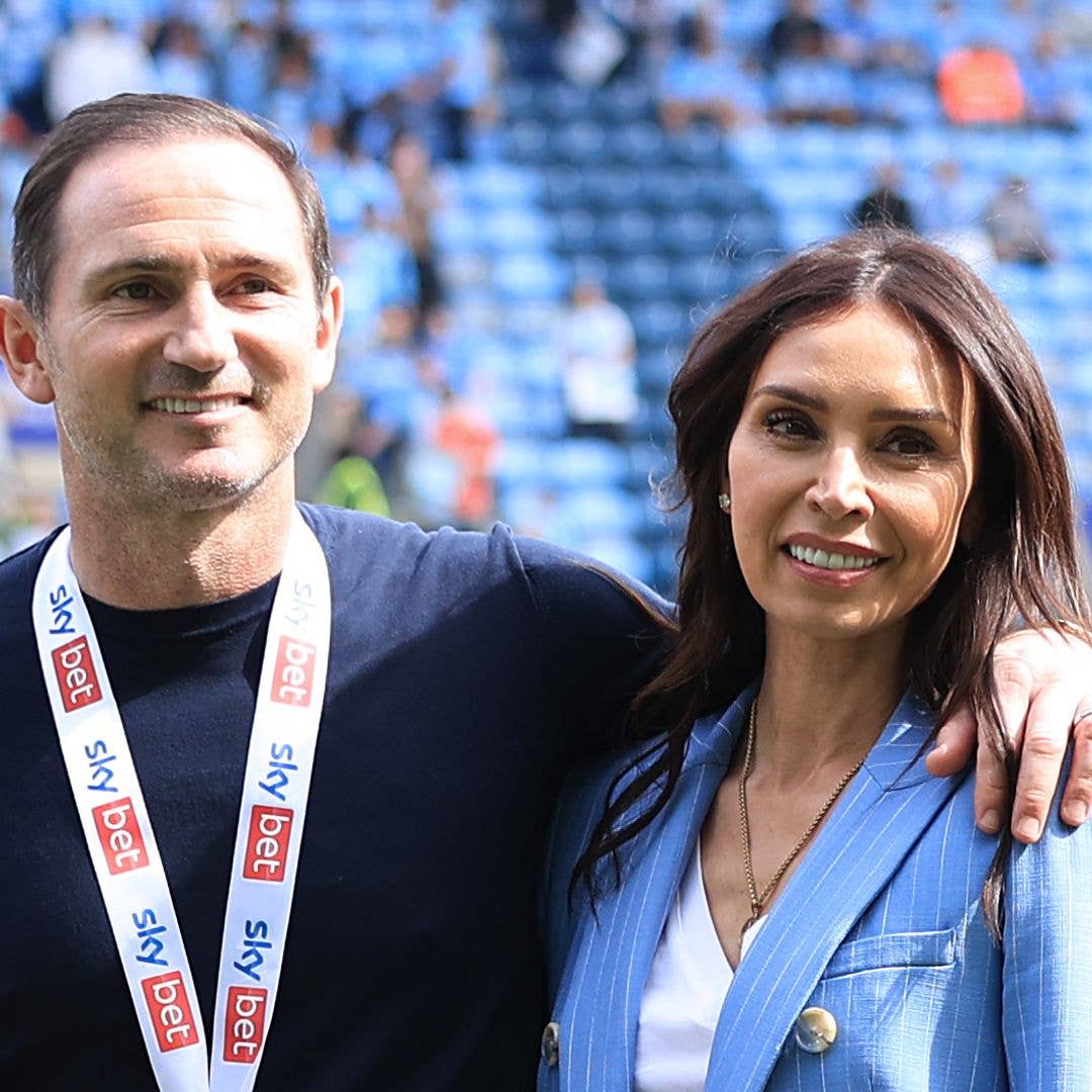 Frank and Christine Lampard make incredibly rare public appearance with their curly-haired children